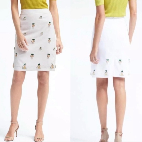 Pineapple beaded pencil skirt - Picture 2 of 2